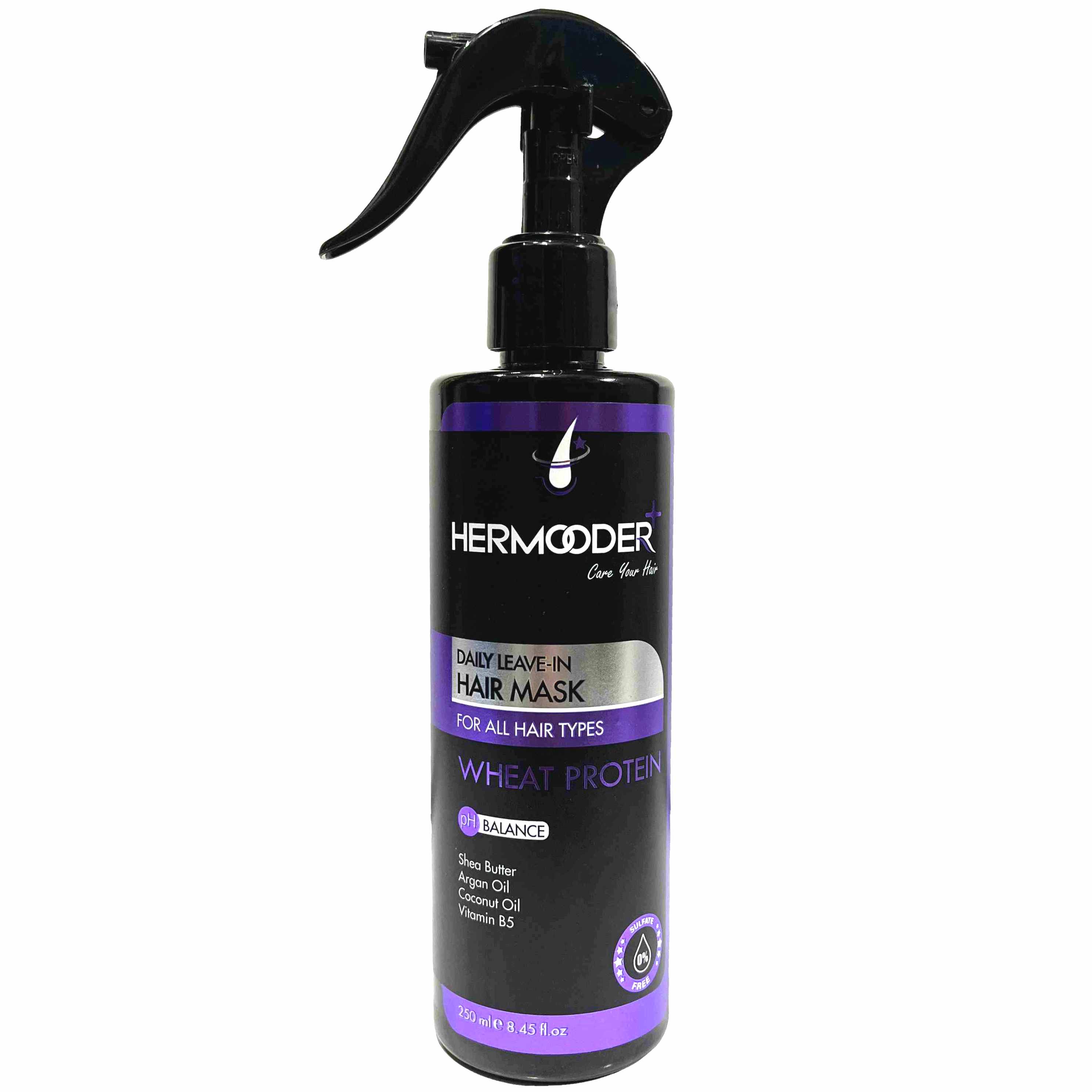 ماسک مو روزانه بدون نیاز به آبکشی نرم کننده انواع مو هرمودر Hermooder